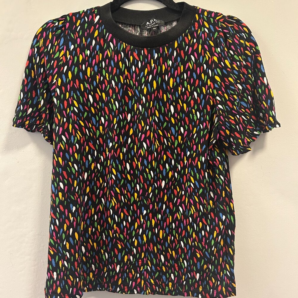 A.P.C. Rue Madame Paris Confetti Tee Shirt